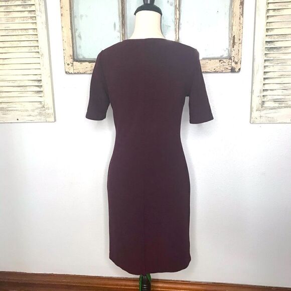 Cute Dark Purple Mario Serrano Cocktail Dress - Picture 6 of 7